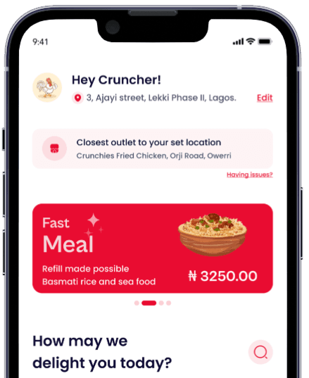 Crunchies App on Mobile Phone
